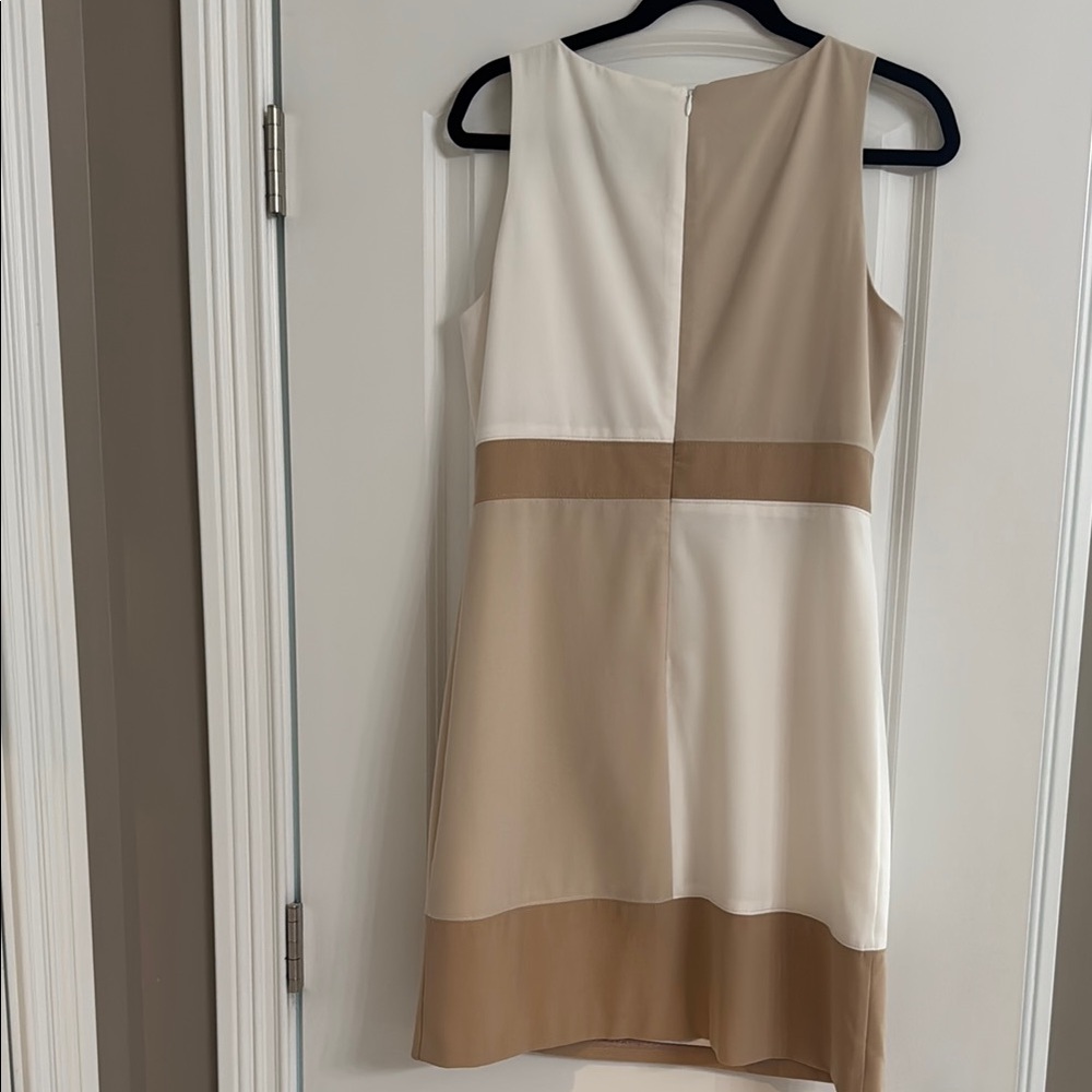 Elegant Color Block Sleeveless Dress - Picture 6 of 6